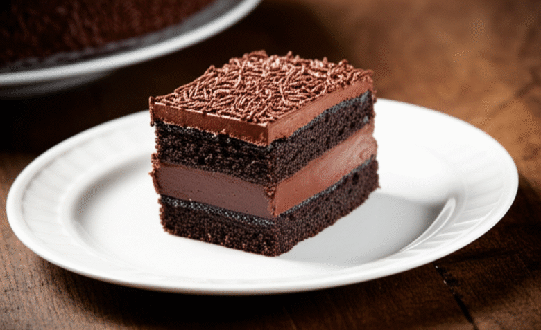 Bolo de Brigadeiro Cremoso e Irresistível