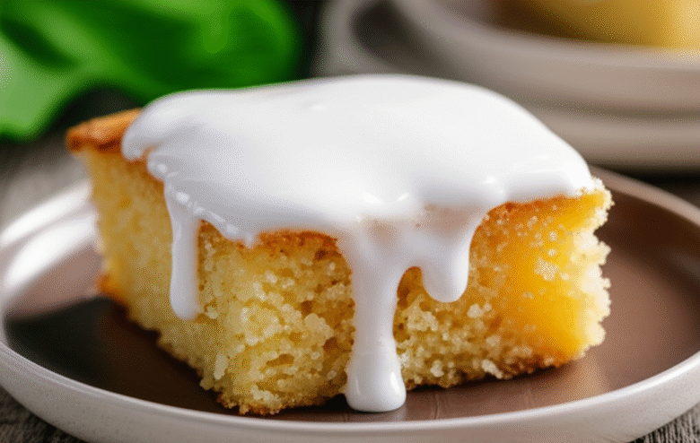 Bolo de Mandioca com Coco Cremoso