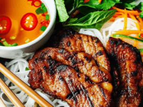 Bún Chả: Deliciosa Receita Vietnamita de Porco Grelhado com Noodles