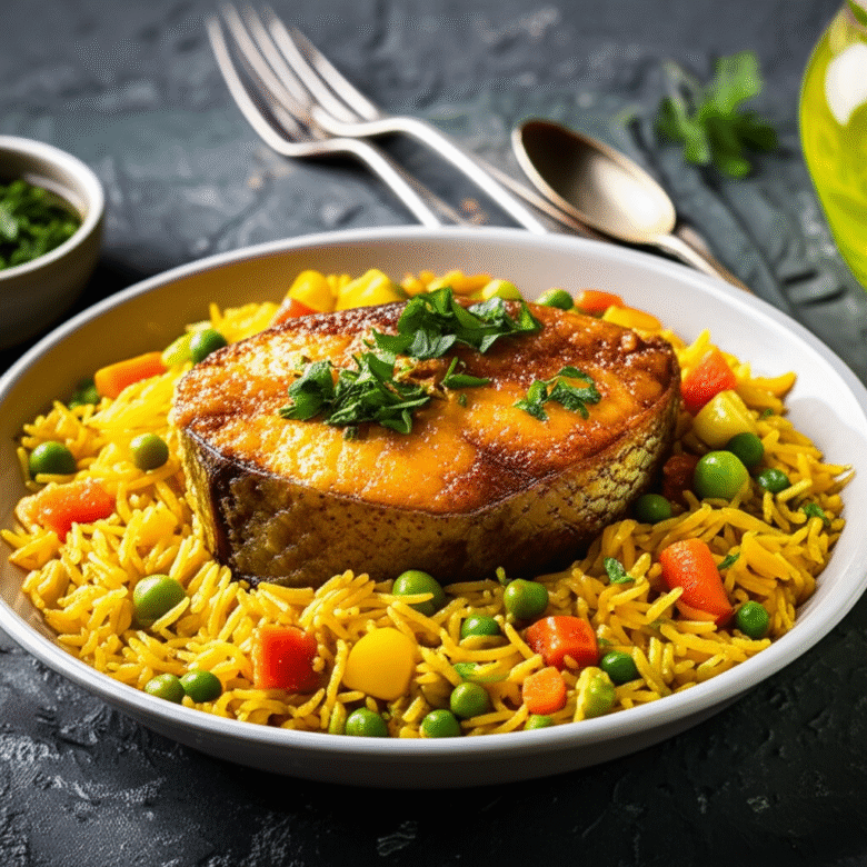 Ceebu Jen: A Deliciosa Receita Senegalesa de Arroz com Peixe e Legumes