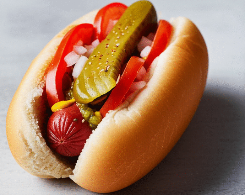 Chicago-Style Hot Dog: Uma Explosão de Sabores!