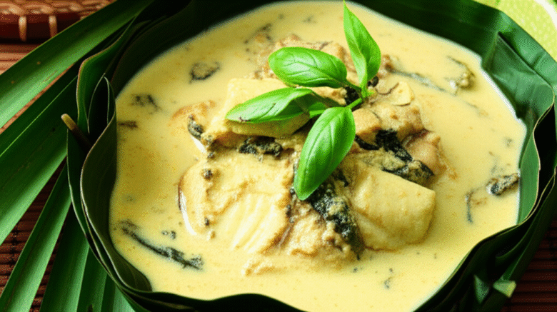 Fish Amok: O Delicado Curry de Peixe Cambojano