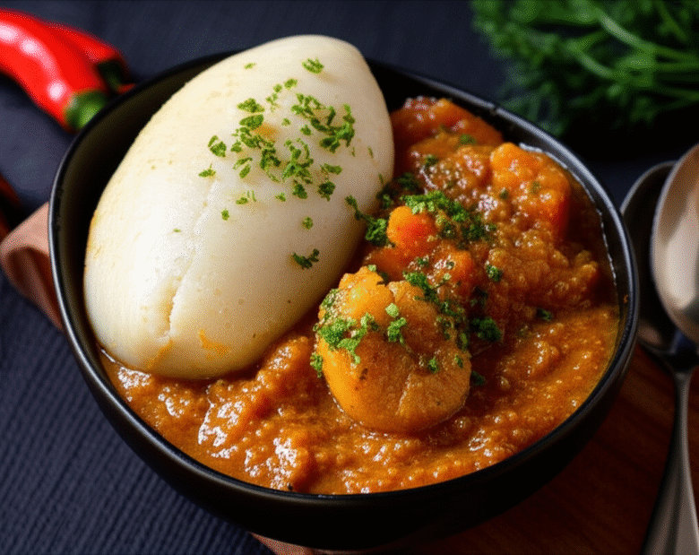 Fufu e Sopa de Luz Ganesa