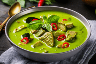 Green Curry Tailandês Autêntico e Cremoso