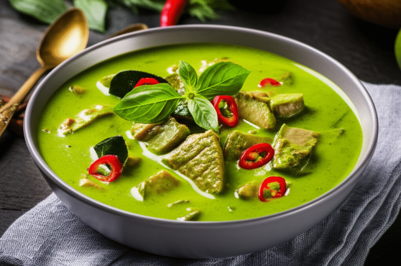 Green Curry Tailandês Autêntico e Cremoso