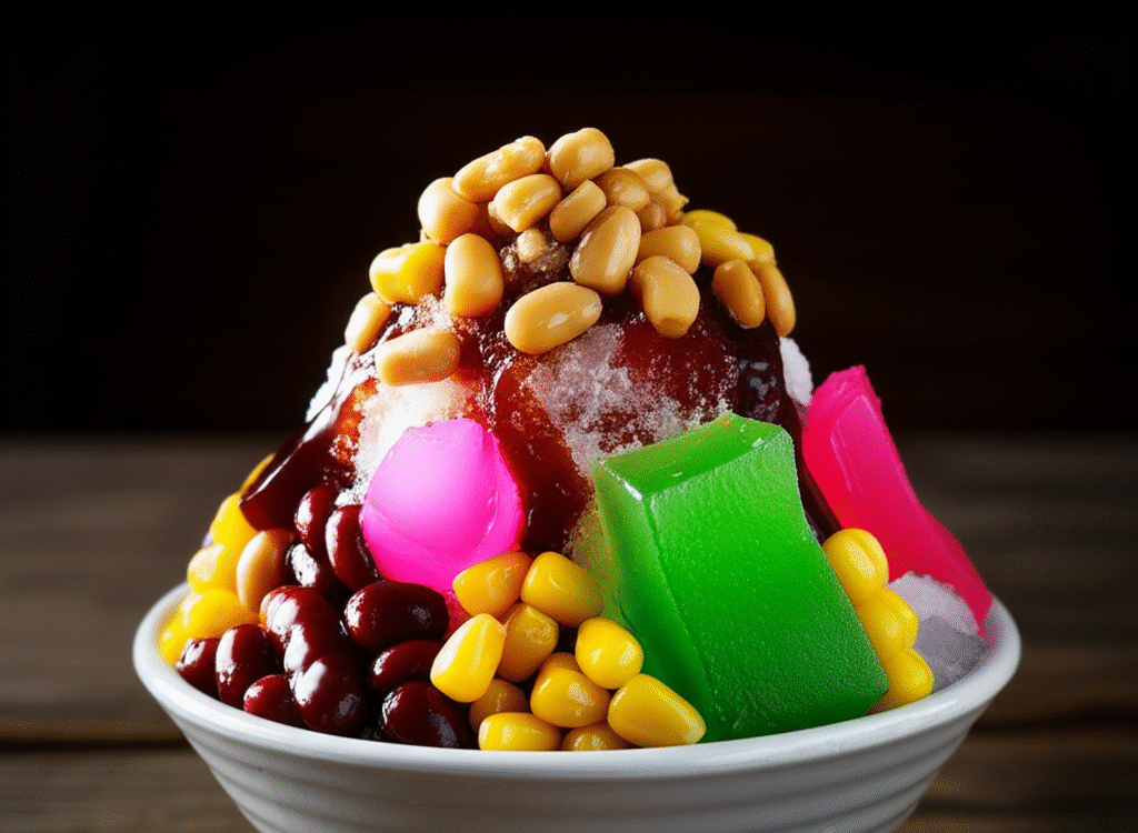 Ice Kacang: A Refrescante Sobremesa Malaia