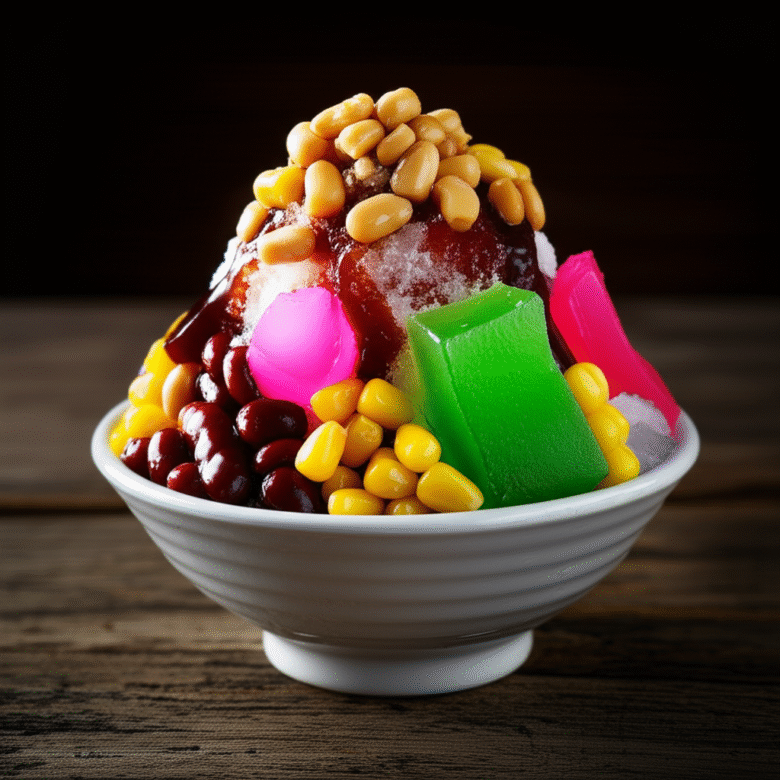 Ice Kacang: A Refrescante Sobremesa Malaia
