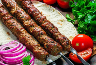 Kebab de Kafta Caseiro: Uma Viagem ao Oriente Médio