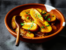 Kondres: Guisado Exótico de Banana da Terra