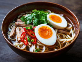 Kyay Oh: A Reconfortante Sopa de Noodles Birmanesa