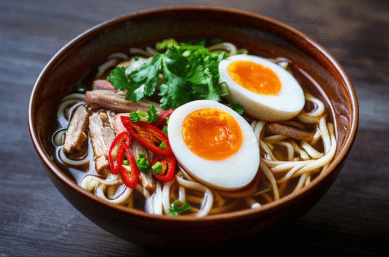 Kyay Oh: A Reconfortante Sopa de Noodles Birmanesa