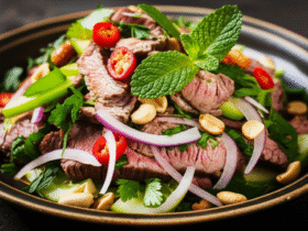 Lap Khmer: Salada Cambojana de Carne com Limão