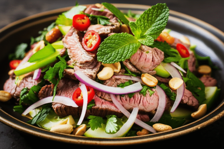 Lap Khmer: Salada Cambojana de Carne com Limão