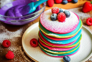 Massa de Panqueca Colorida: Receita Divertida e Nutritiva