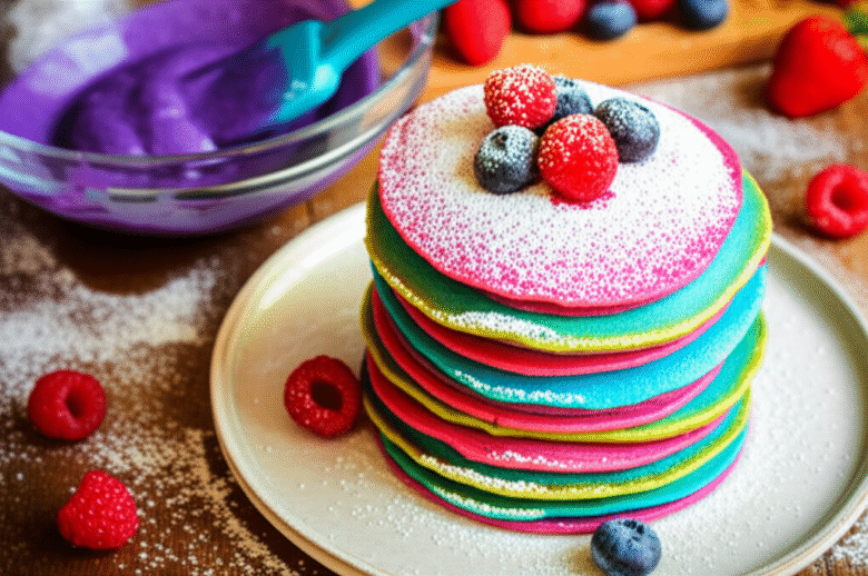 Massa de Panqueca Colorida: Receita Divertida e Nutritiva