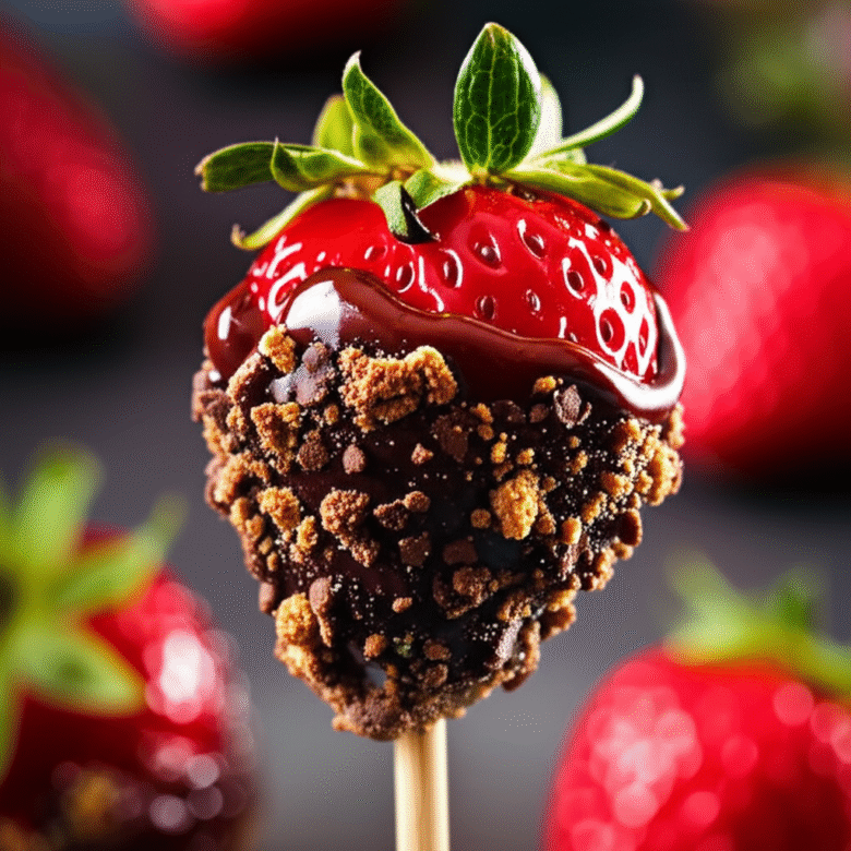 Morango do Amor: Receita Irresistível com Brigadeiro Cremoso e Calda Crocante