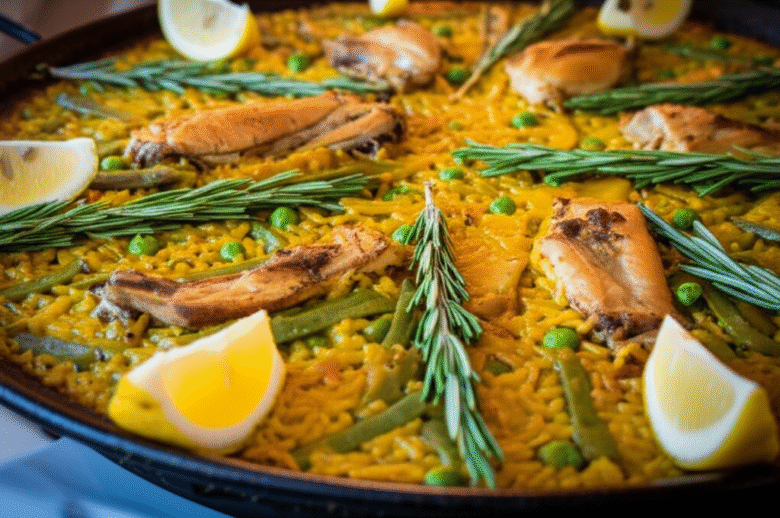 Paella Valenciana Tradicional: Uma Explosão de Sabores da Espanha