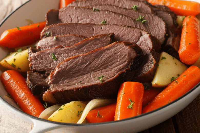 Pot Roast Clássico: Receita Americana Aconchegante