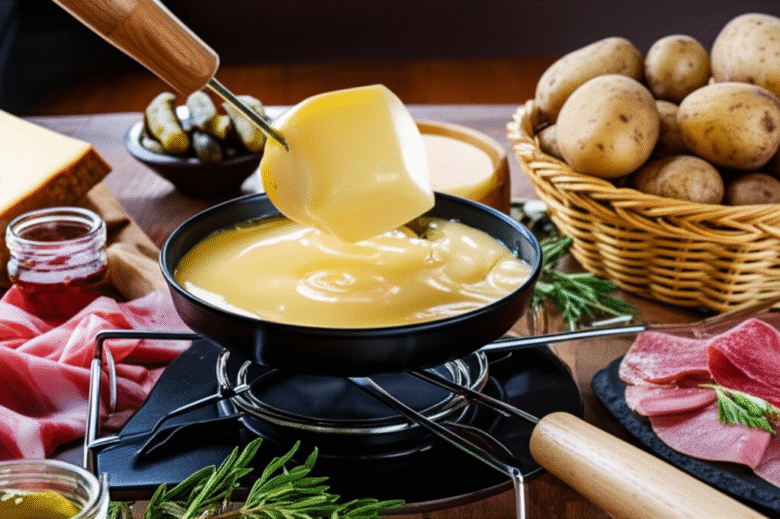 Raclette: Uma Celebração Suíça de Queijo Derretido
