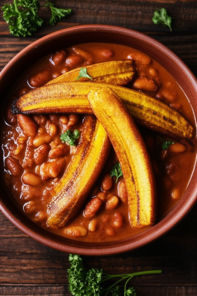 Red Red: Sabores Ganeses Autênticos com Feijão Fradinho e Banana da Terra