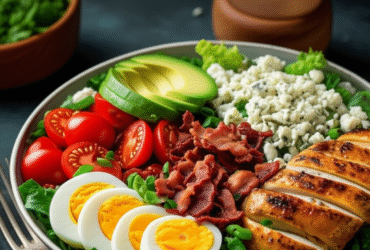 Salada Cobb Clássica: Uma Explosão de Sabores e Cores