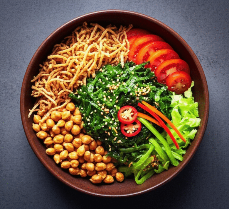 Salada de Folhas de Chá Birmanesa (Lahpet Thoke)