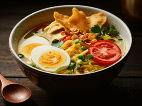 Soto Ayam: A Deliciosa Sopa de Frango Indonésia