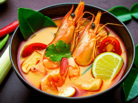Tom Yum Goong: A Sopa Tailandesa Picante e Azeda de Camarão