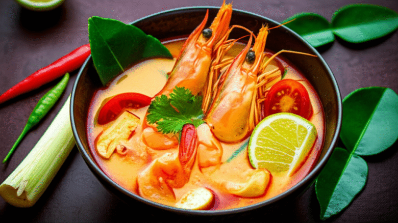 Tom Yum Goong: A Sopa Tailandesa Picante e Azeda de Camarão