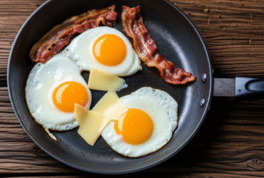 Frigideira Zero Carboidratos com 3 Ingredientes: Receita Rápida e Fácil