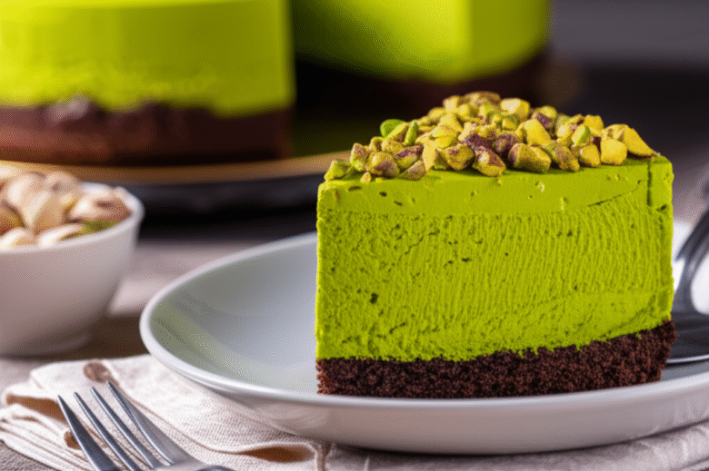 Mousse Cake de Pistache: Receita Cremosa e História Fascinante