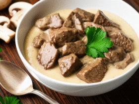Strogonoff de Carne Cremoso e Saboroso