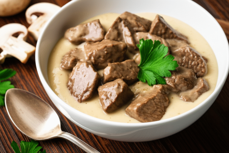 Strogonoff de Carne Cremoso e Saboroso