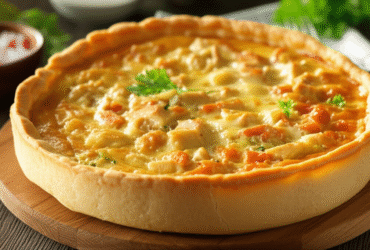 Torta de Frango Cremosa e Fácil