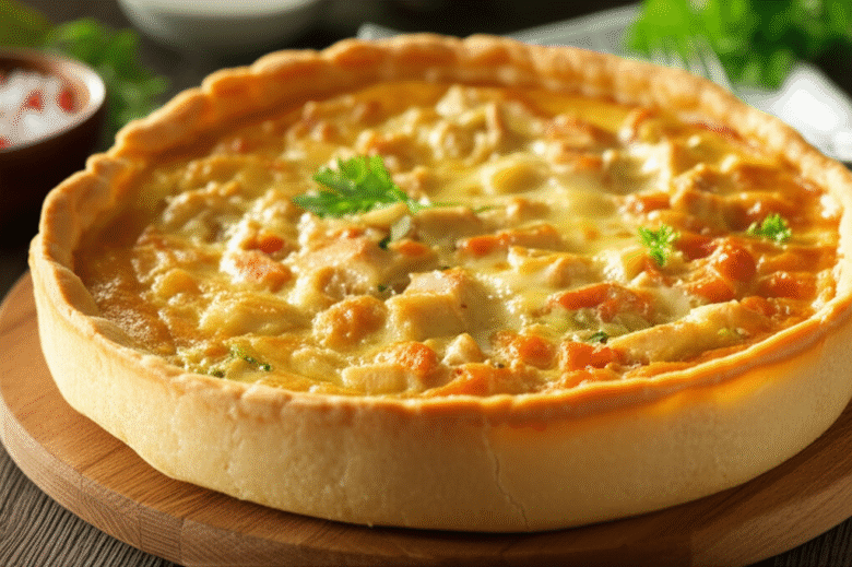 Torta de Frango Cremosa e Fácil