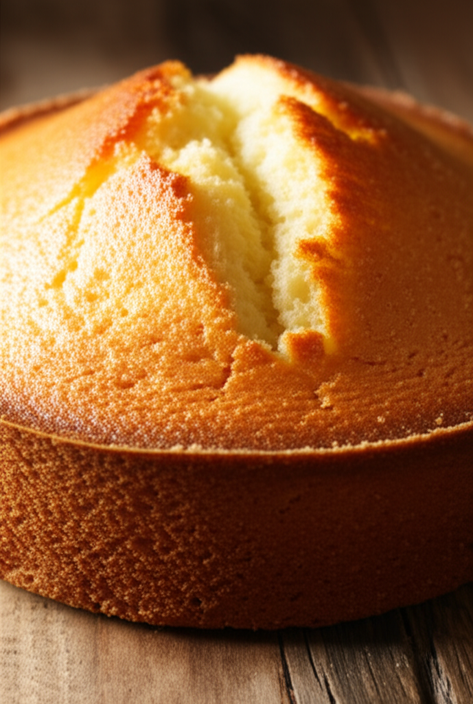 Bolo de Água Simples e Fofinho