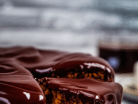 Bolo de Cenoura com Cobertura de Chocolate Cremoso