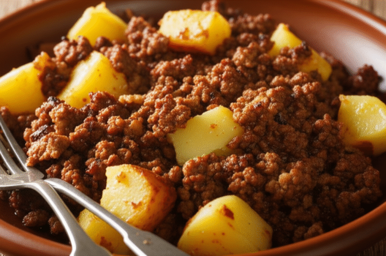 Carne Moída com Batatas: Receita Caseira e Reconfortante