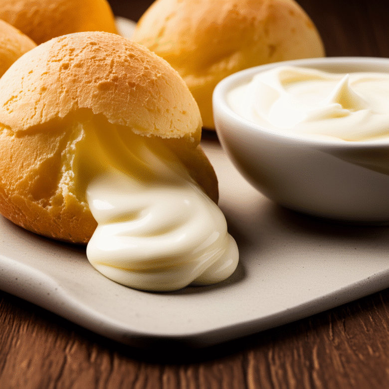Pão de Queijo Cremoso com Creme de Leite