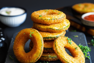 Anéis de Abobrinha Crocantes: Receita Simples e Deliciosa 3 Anéis de Abobrinha Crocantes: Receita Simples e Deliciosa