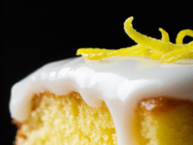Delicioso Bolo de Limão com Cobertura Cremosa