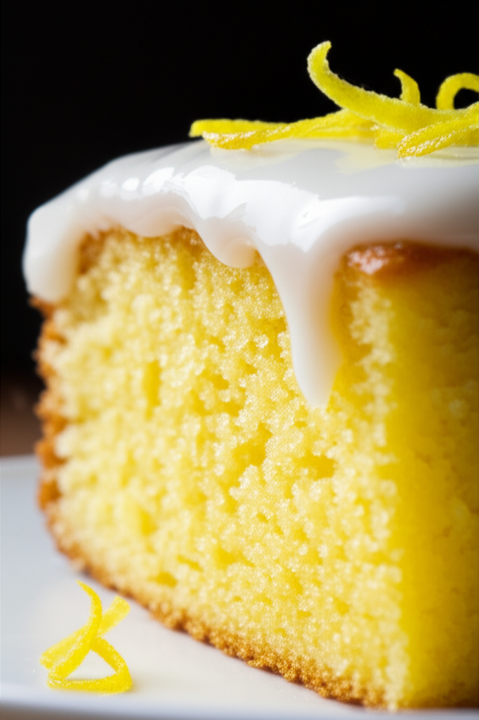 Delicioso Bolo de Limão com Cobertura Cremosa