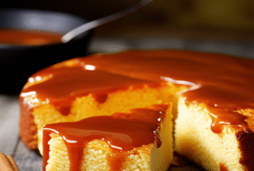 Bolo de Milho com Goiabada Cremoso