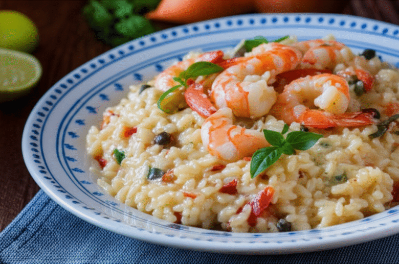 Risoto de Camarão Cremoso e Saboroso