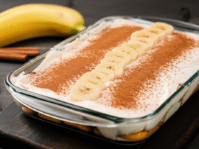 Sobremesa de Banana na Travessa Cremosa