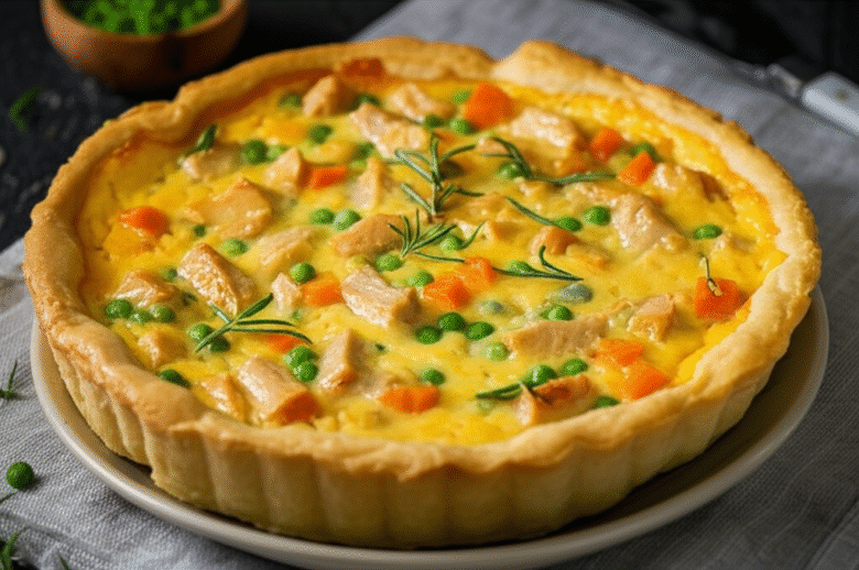 Torta de Frango Cremosa e Fácil