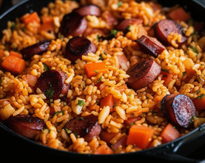 Arroz e Linguiça de Boteco: Receita Caseira com Sabor de Bar 1 Arroz e Linguiça de Boteco: Receita Caseira com Sabor de Bar