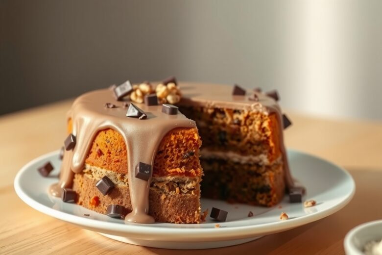 Delicioso Bolo de Cenoura com Cobertura de Chocolate Cremosa 1 Delicioso Bolo de Cenoura com Cobertura de Chocolate Cremosa