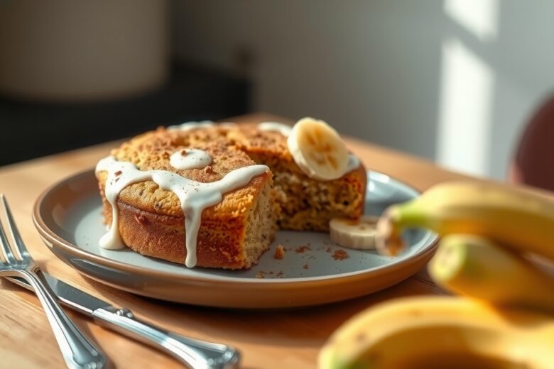 Bolo Nutritivo Sem Glúten de Farinha de Banana Verde 1 Bolo Nutritivo Sem Glúten de Farinha de Banana Verde