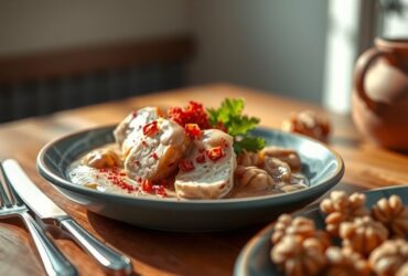 Satsivi: Frango Georgiano ao Molho de Nozes 3 Satsivi: Frango Georgiano ao Molho de Nozes